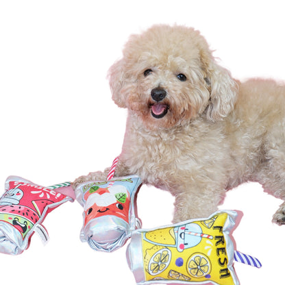 Petkin - Drink Shaped Dog Plush Toy