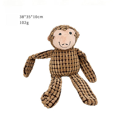 Petkin - Cute Animal Shaped Plush Dog Toy