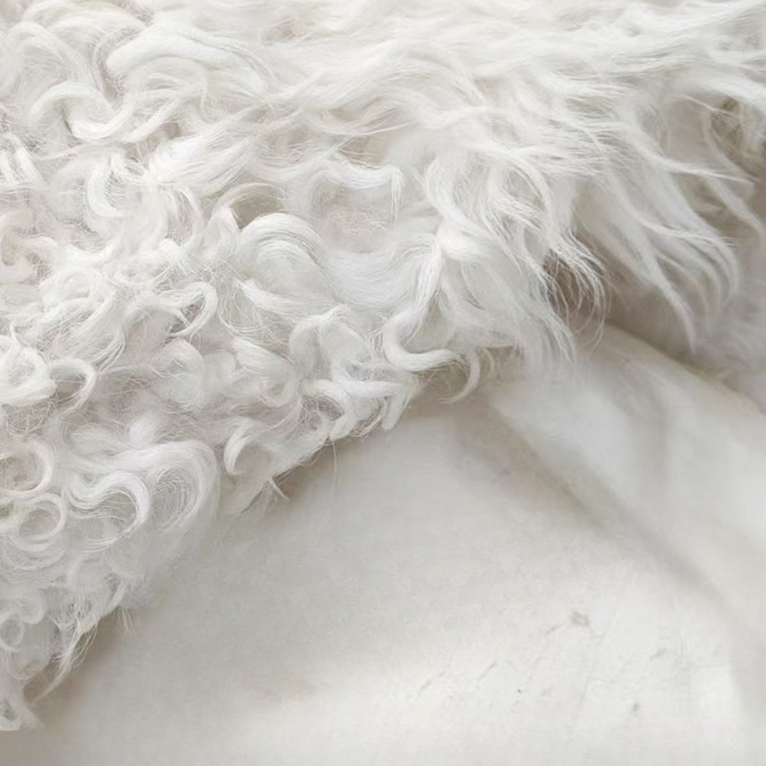 Petkin sheep plush toy for dogs displayed from a side angle