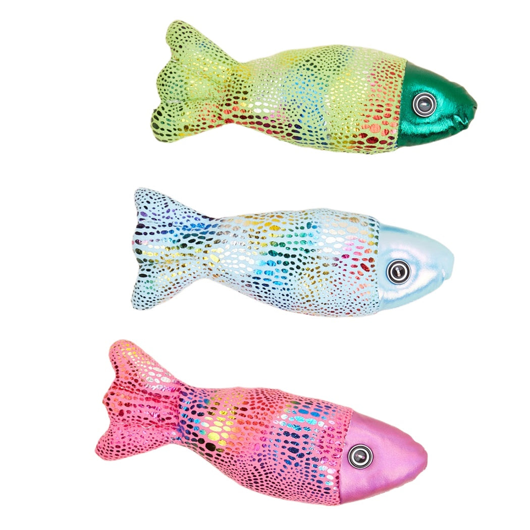 Moo - Shiny Fish Plush Cat Toy