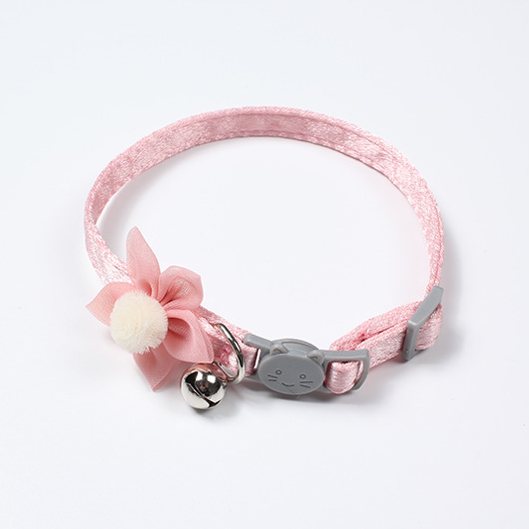 Mokka - Princess Style Flower Cat Collar with Bell