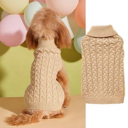 Ozzie - Cable Knit Pullover Dog Sweater Vest