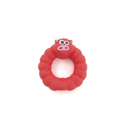Petkin – Animal Head Rubber Chew Rings