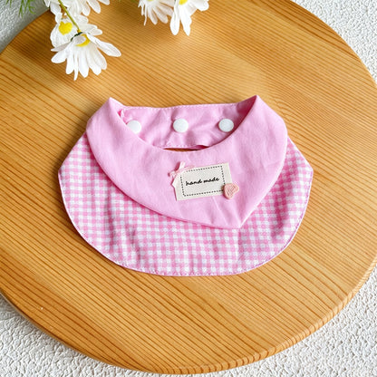 Mokka - Casual Plaid Cat and Dog Bib