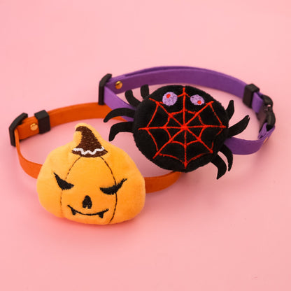 Halloweek - Cartoon Halloween Pumpkin Ghost Pet Collar