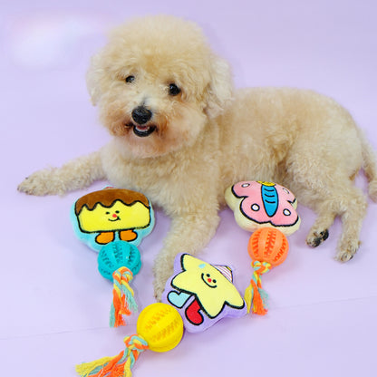 Petkin - Cartoon Shaped Dog Plush Toy