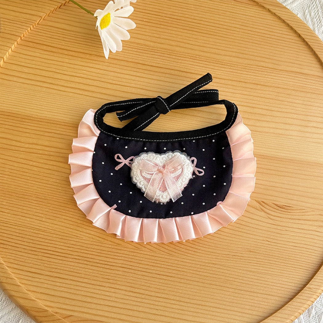 Mokka - Princess Style Tie-On Pet Bib