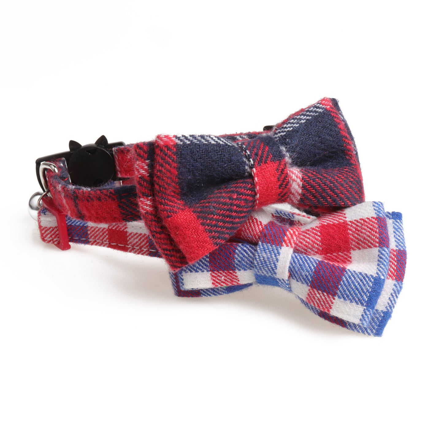 Mokka - Plaid Bowtie Cat Collar