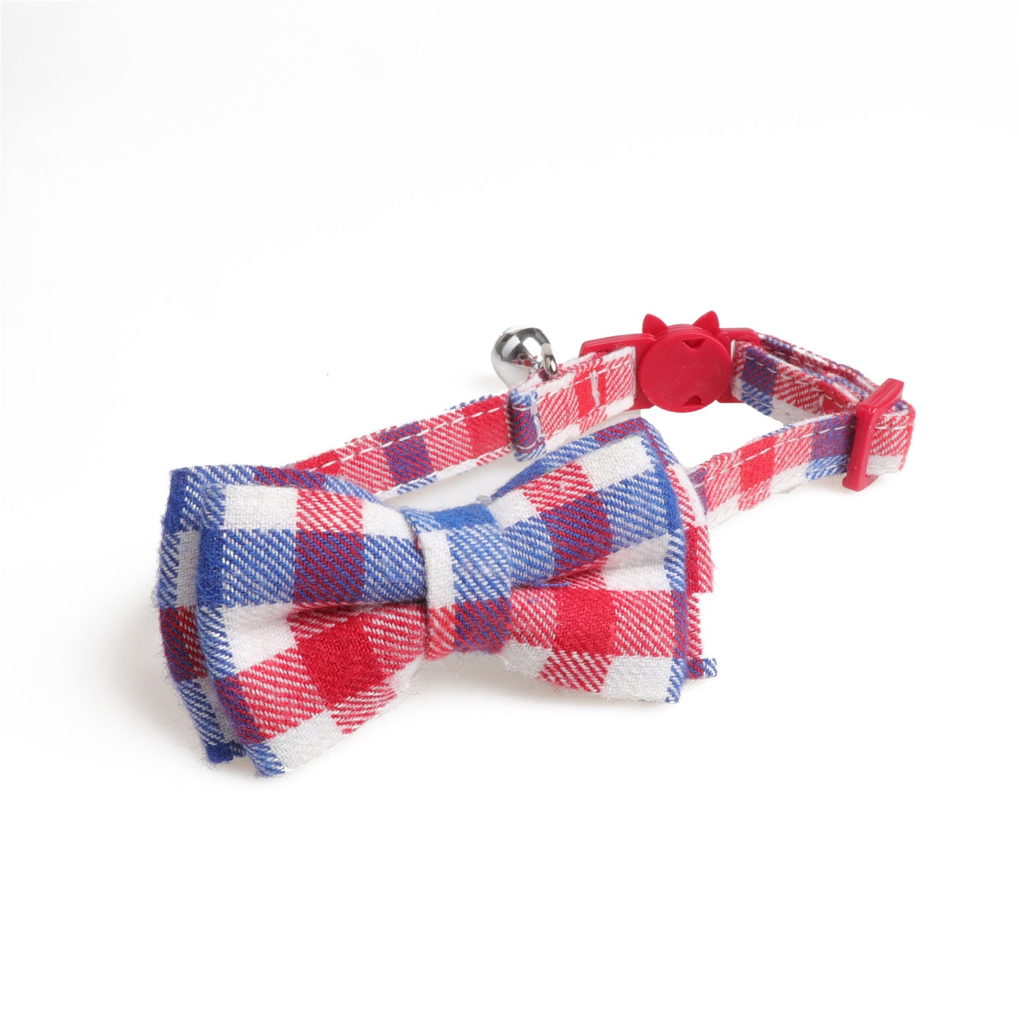 Mokka - Plaid Bowtie Cat Collar