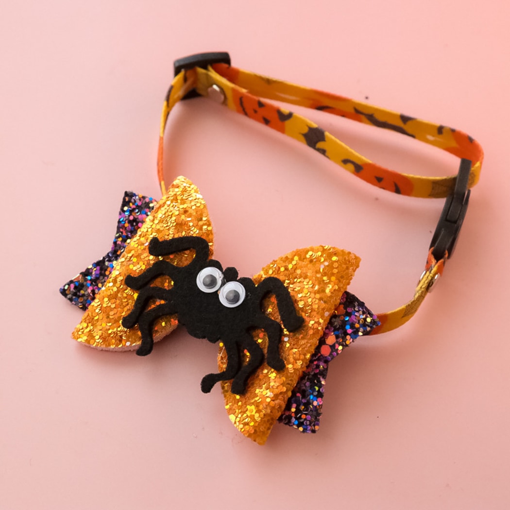 Halloweek - Cartoon Halloween Pumpkin Ghost Spider Collar