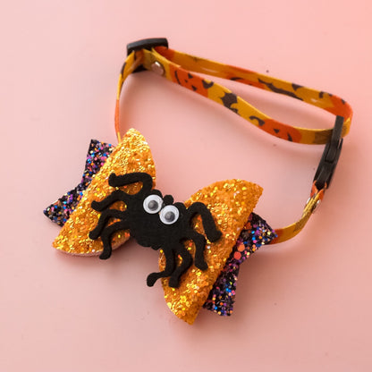 Halloweek - Cartoon Halloween Pumpkin Ghost Spider Collar