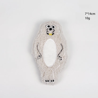 Moo - Ocean Animal Shape Plush Crinkle Cat Toy