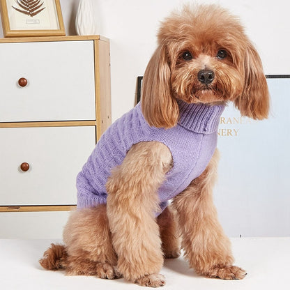 Ozzie - Dog and Cat Sweater with Ribbed Collar