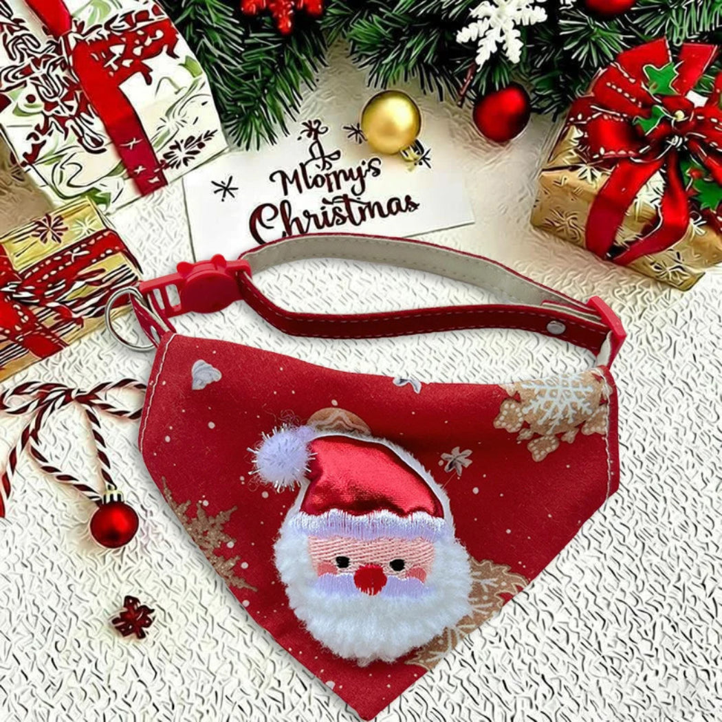 Mokka - Christmas Bandana Breakaway Pet Neckwear