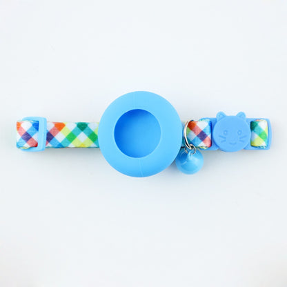 Mokka - Floral Print Cat Collar With AirTag Holder
