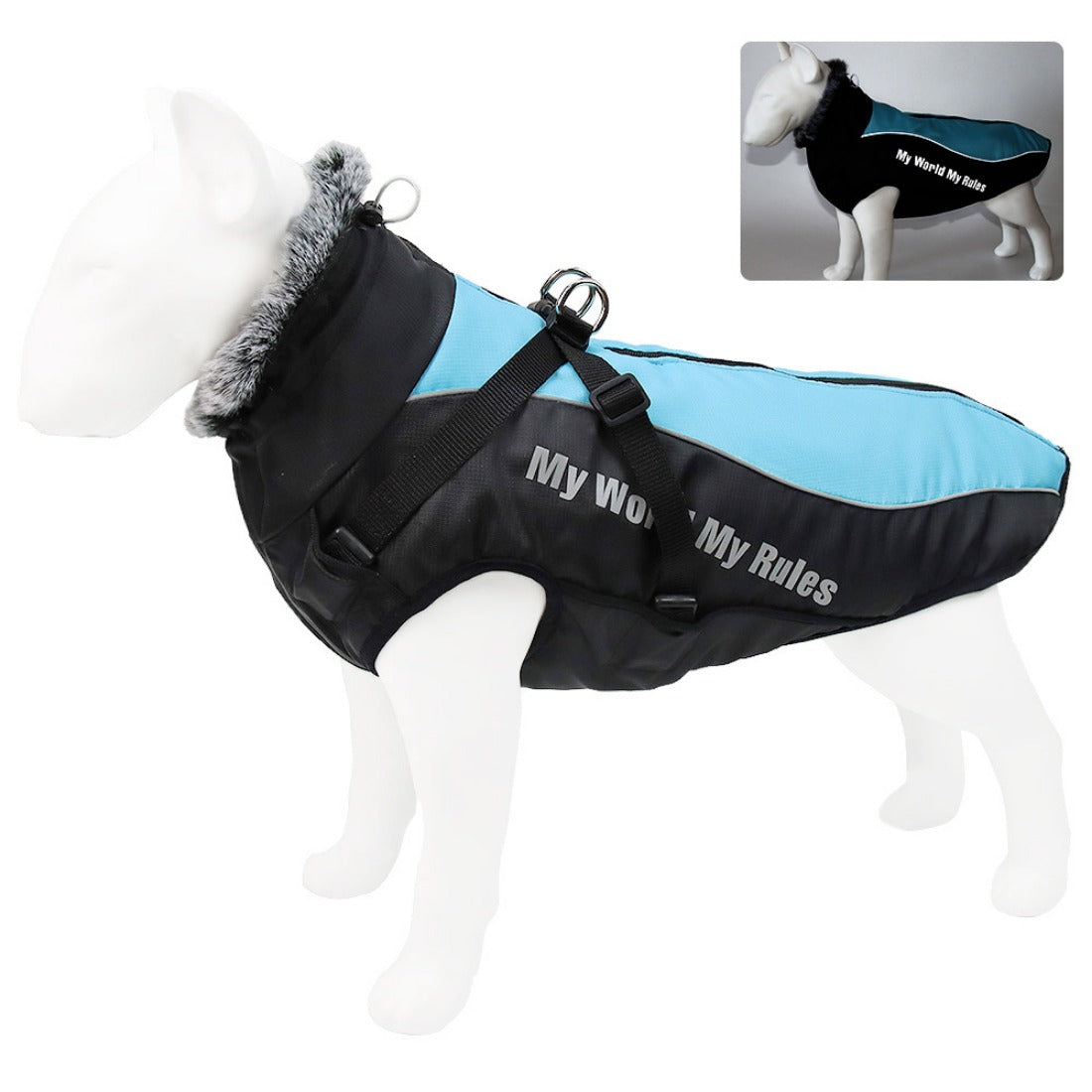 Ozzie - Waterproof Reflective Winter Coat for Large Dogs