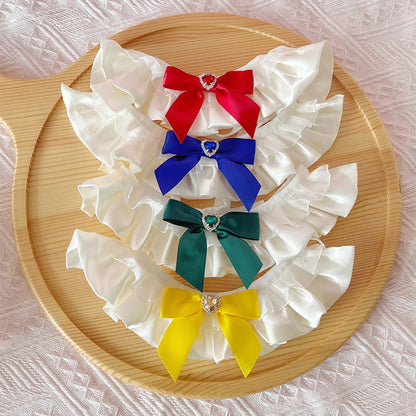 Mokka - Heart Bow Princess Style Cat Collar