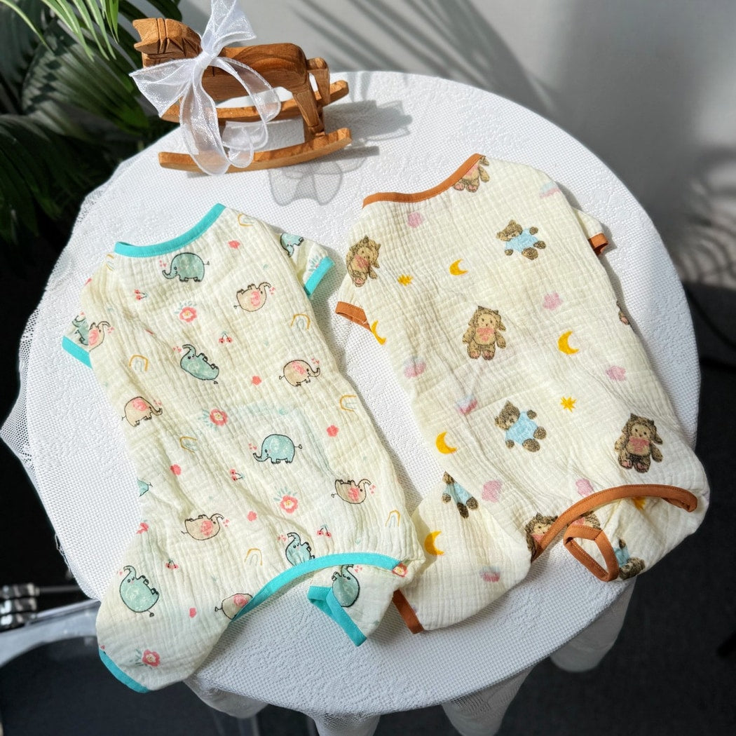 Ozzie - Cute Printed Cat and Dog Everyday Pet Dress