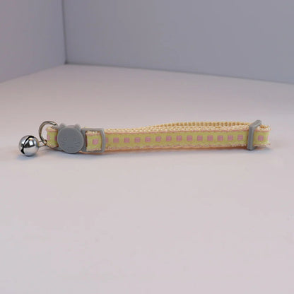 Mokka - Square Pattern Breakaway Cat Collar