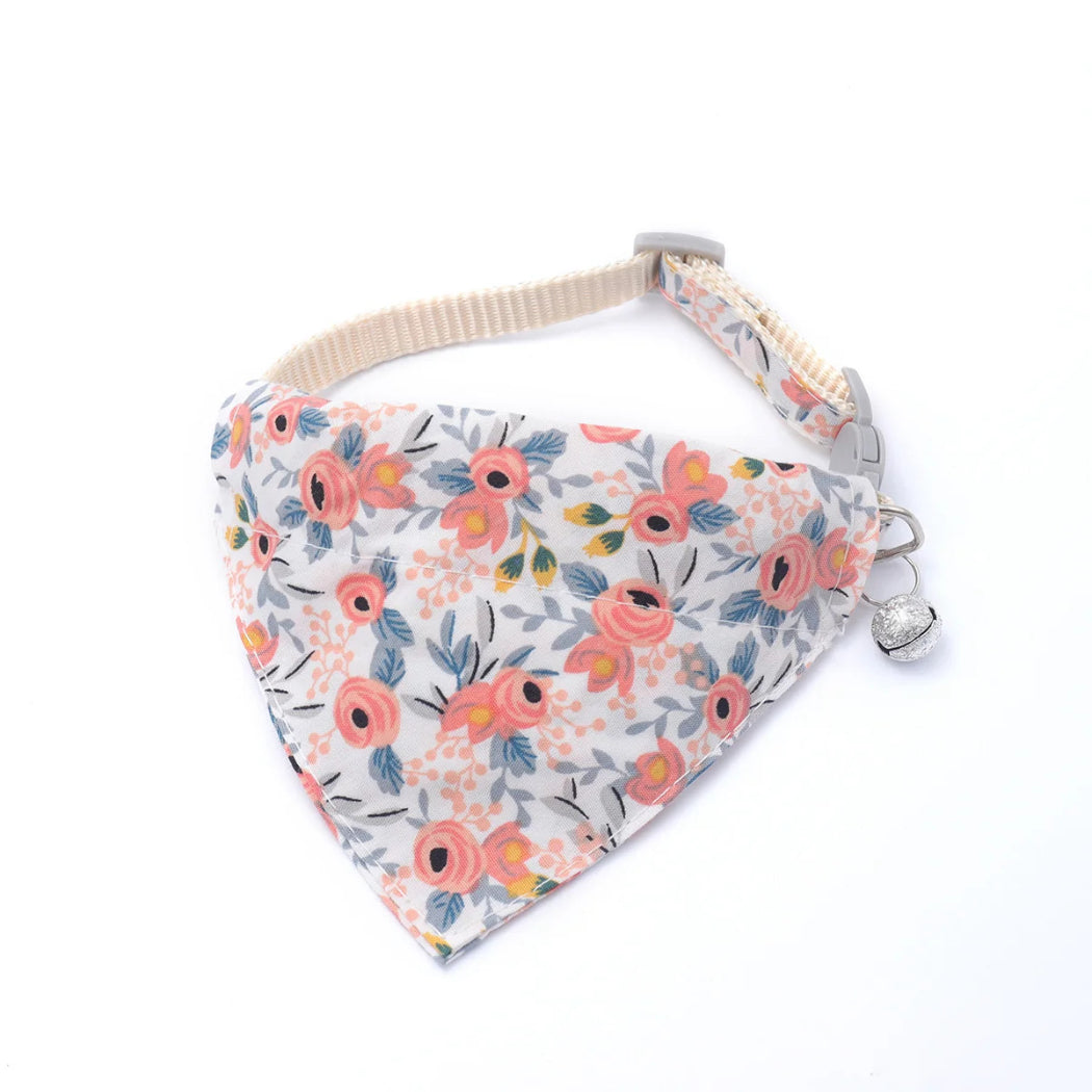 Mokka - Floral Patterned Cat Collar