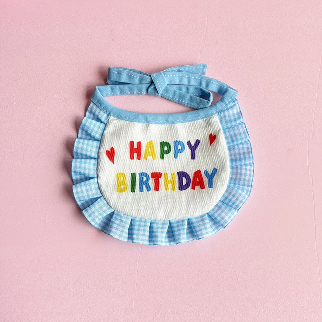 Mokka - Birthday Lettered Pet Party Bib and Hat