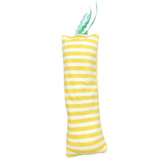 Petkin - Yellow Stripe Cat Kick Toy