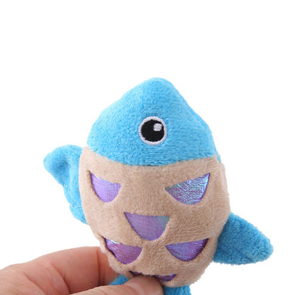 Moo - Colorful Fish Plush Cat Toy