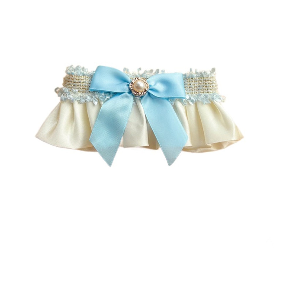 Mokka - Bow Ruffle Cat Decorative Bib