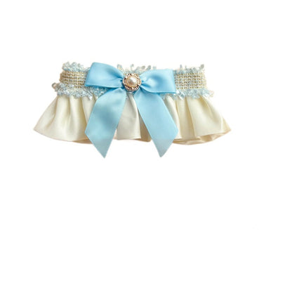 Mokka - Bow Ruffle Cat Decorative Bib