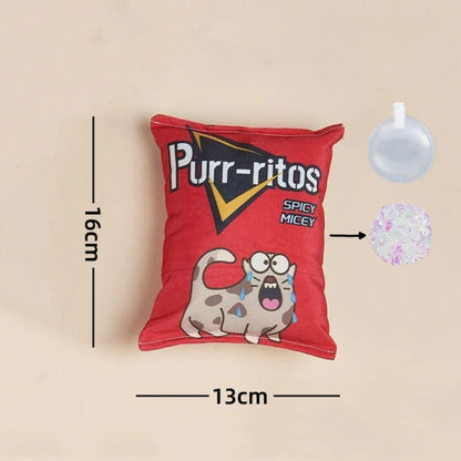 Petkin - Chip-Bag Shape Plush Dog Toy