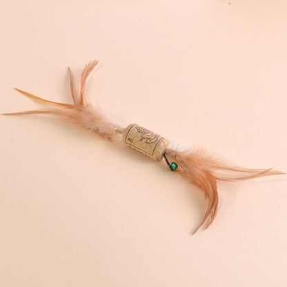 Moo - Feather Ring Interactive Chase Cat Toy