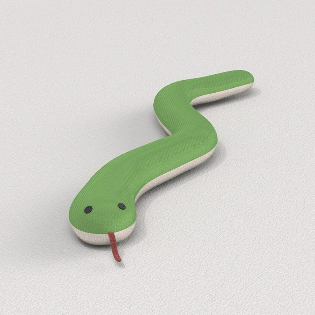 Petkin - Cute Snake Shaped Plush Dog Toy
