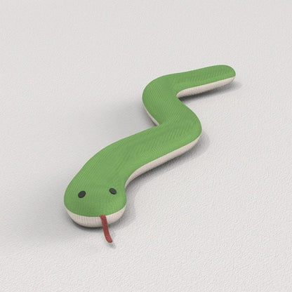Petkin - Cute Snake Shaped Plush Dog Toy
