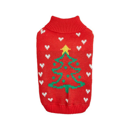 Christmoo - Festive High Neck Dog Christmas Sweater