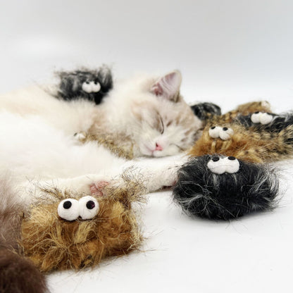 Moo - Furry Monster Cat Toy