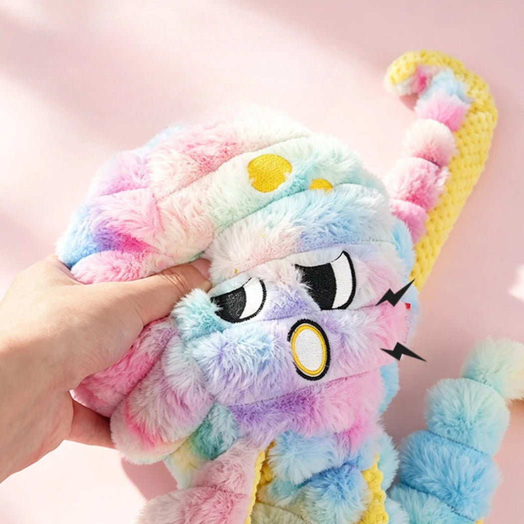 Petkin - Plush Octopus Dog Toy