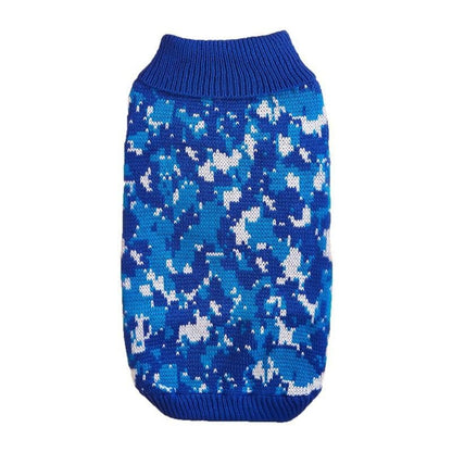 Ozzie - Snowflake Pattern Knit Look Pet Sweater