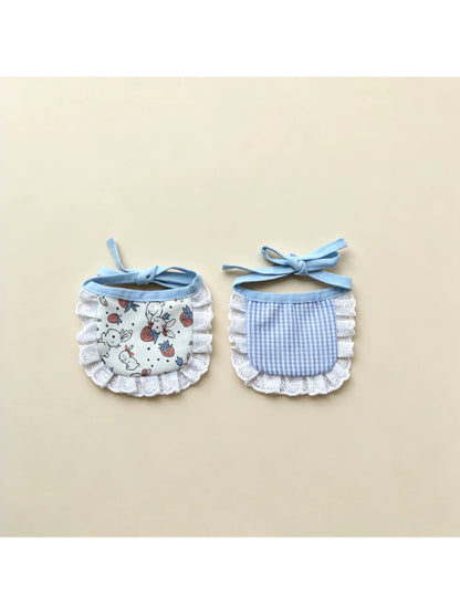 Mokka - Patterned Eyelet-Lace Ruffle Cat Neckwear