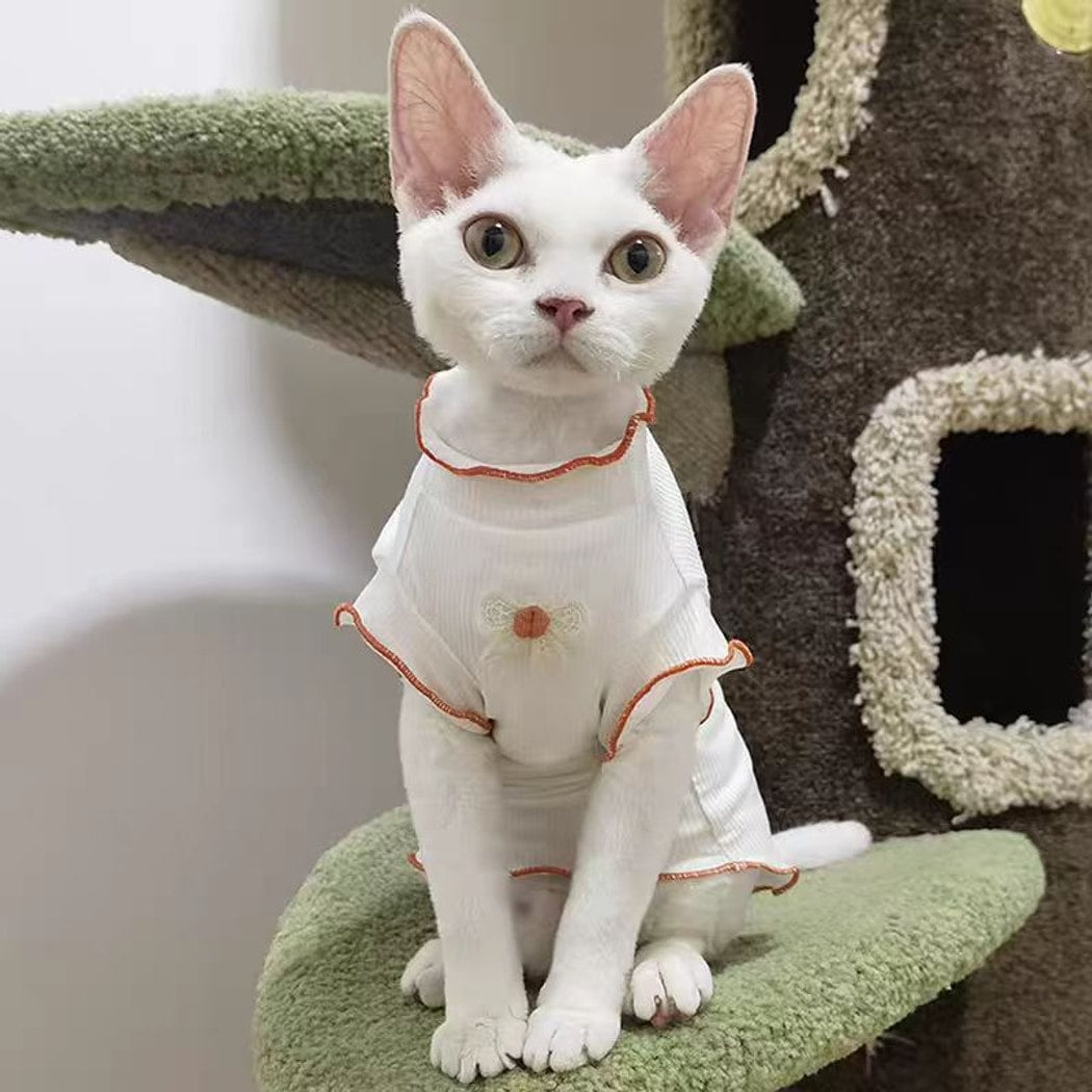 Ozzie - Pet Summer Bow Detail Princess T-Shirt