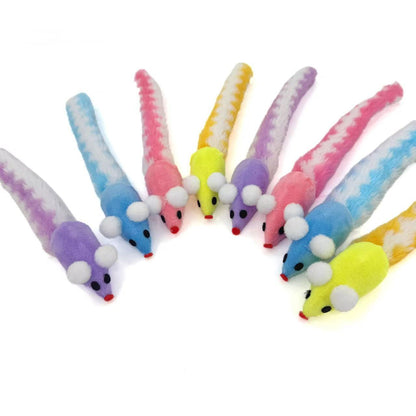 Moo - Rainbow Tail Mouse Cat Toy