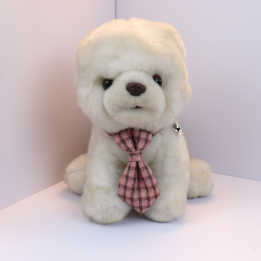 Mokka - British Style Plaid Bow Tie Cat Collar