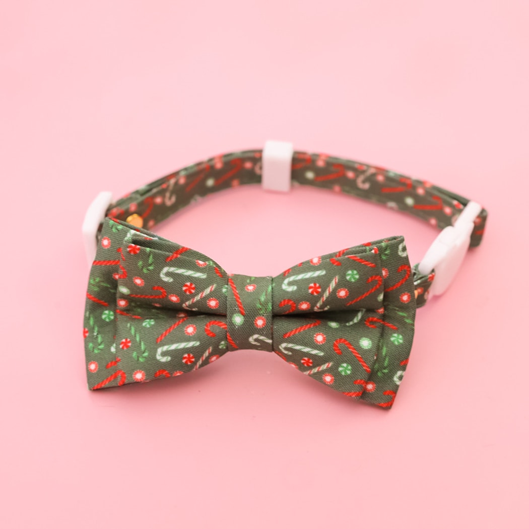 Christmoo - Cartoon Christmas Bow Tie Pet Collar