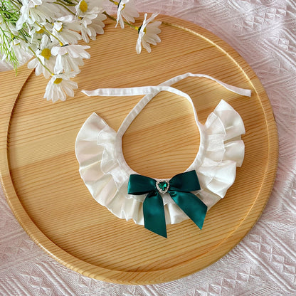 Mokka - Heart Bow Princess Style Cat Collar