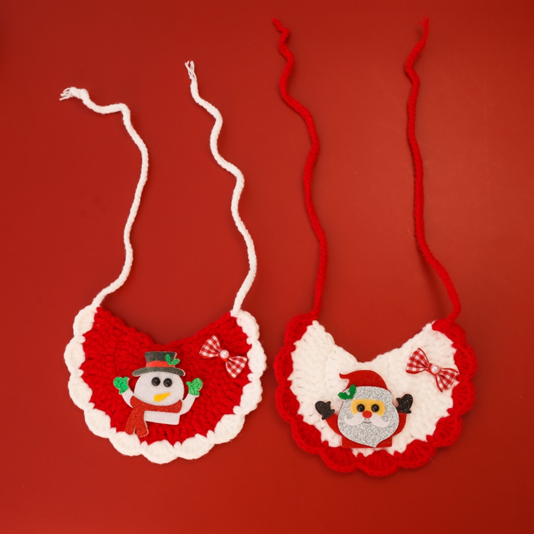 Christmoo - Santa Penguin Snowman Holiday Pet Bib