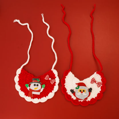 Christmoo - Santa Penguin Snowman Holiday Pet Bib