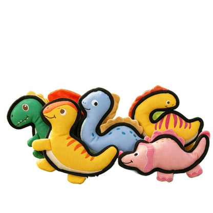 Petkin - Dinosaur Design Canvas Dog Toy