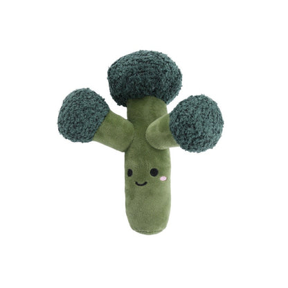 Petkin - Smiling Fruit & Veggie Plush Dog Toy