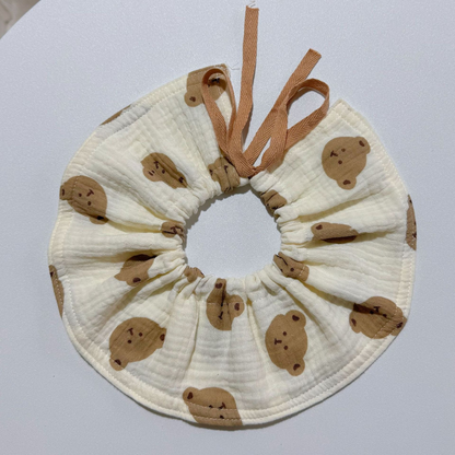 Mokka - Bear Print Pet Bib