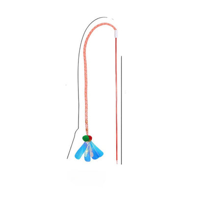 Moo - Mesh Wand with Bells Cat Toy