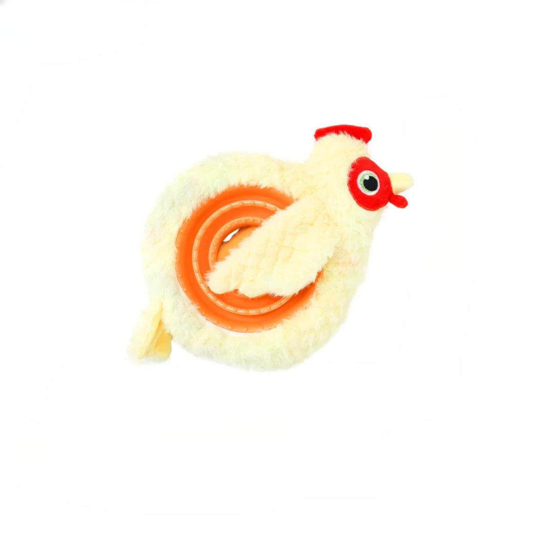 Petkin - Animal-Shaped Circular Insert plush dog toy